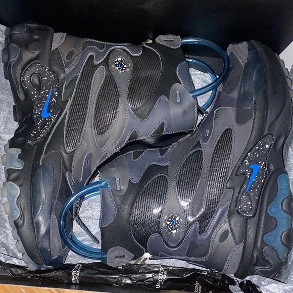 Nike Men's JUN TAKAHASHI UNDERCOVER Black and Gray Sneakers with Blue Accents - Picture 1 of 7